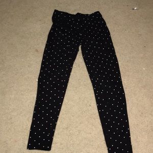 Girls Gap black polka dotted pants